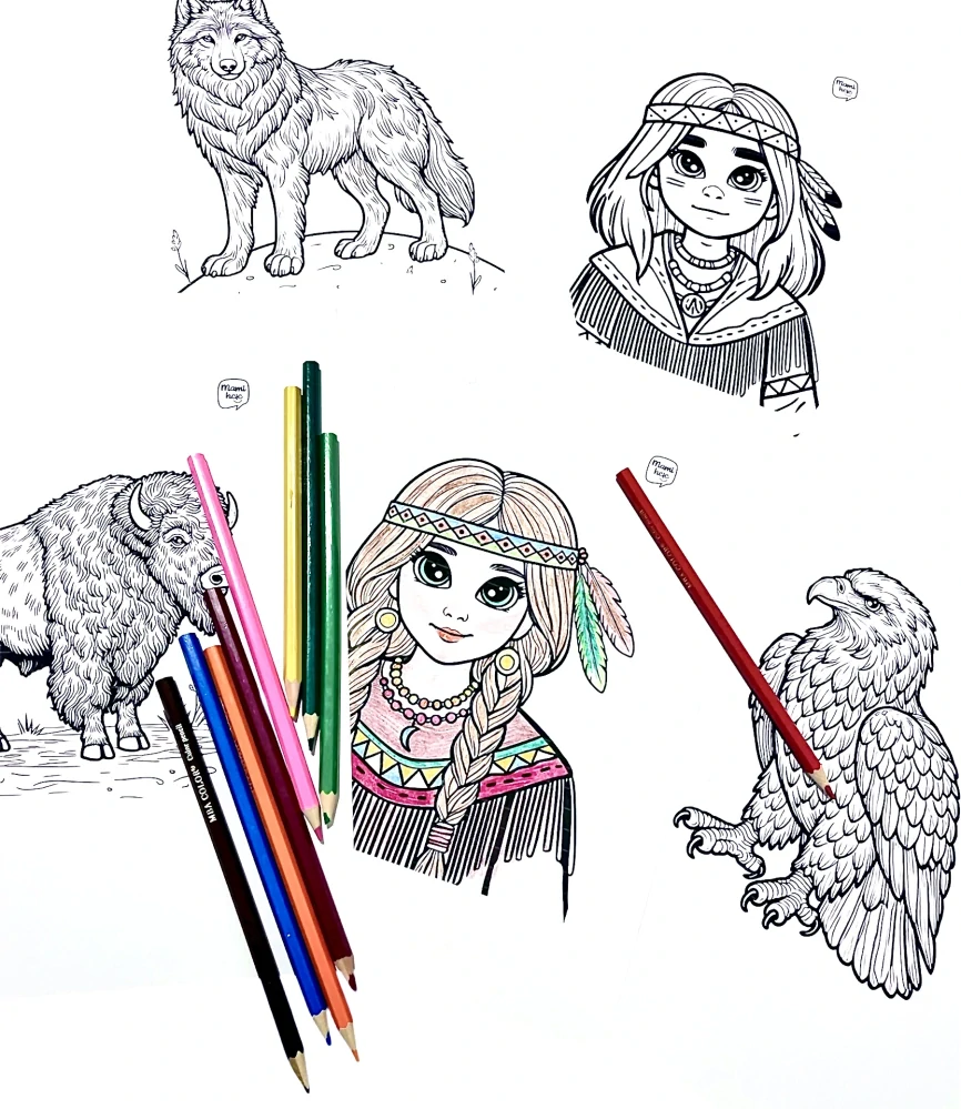 Indiánská bojovka - digitální materiál