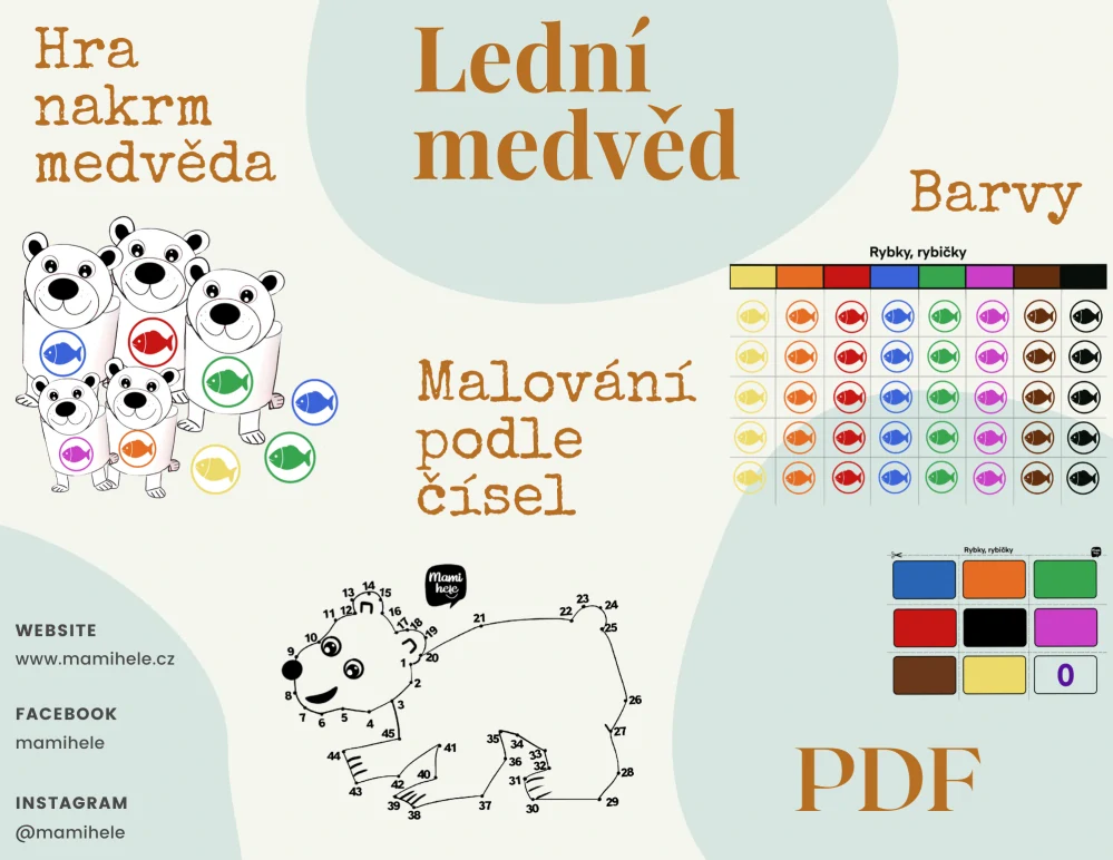 Lední medvěd - digitální materiál