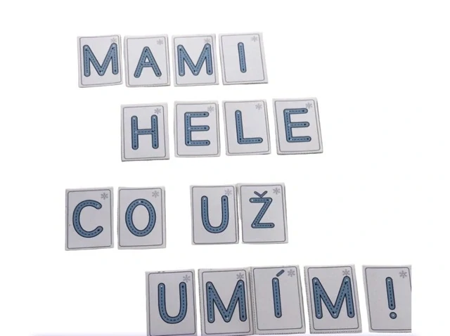 Zimní abeceda - digitální materiál