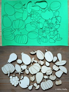 Sada pro výrobu pěnových razítek - PODZIMNÍ OVOCE