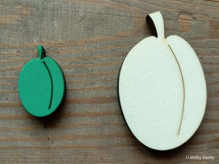 Švestka - pěnové razítko