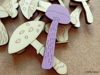 Kozák březový - pěnové razítko