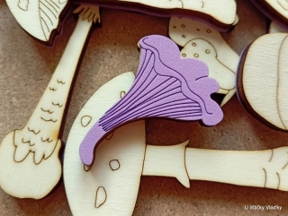 Liška obecná - pěnové razítko