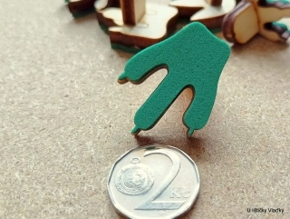 Pěnové razítko - DINOSAURUŘÍ MINI STOPA 4