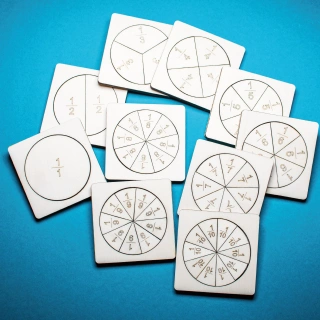 Zlomky s hodnotami - vkládačka