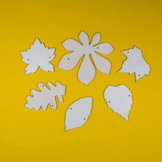 Listy k dotvoření - sada 6 ks